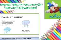 POČITNICE-PONEDELJEK